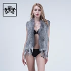 Janefur Fashion Raccoon Fur Collar ladies ladies fur vest fur gilet