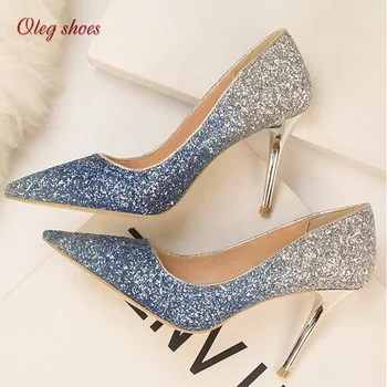 wedding shoes silver heels