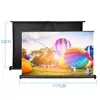 40 Inch Portable Mini Table Projector Screen Folding Screen / Desk Roll-up Projection Screen Indoor /Outdoor Matt White