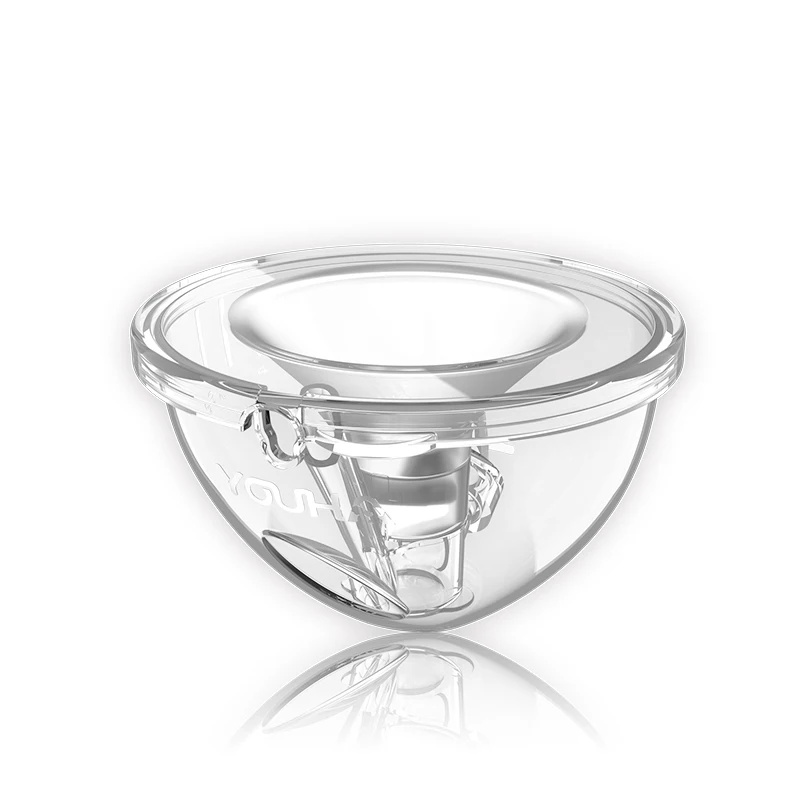 Milk cup collection with breast pump 24mm&28mm, White