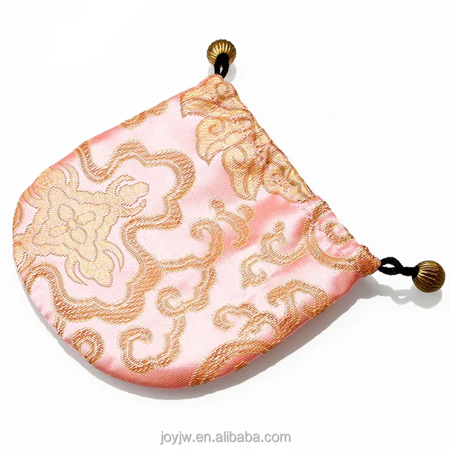 cheap brocade drawstring bags for jewelry packaging/gift pro