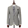Wholesale custom blazer office mens suit italian suit tuxedo plaid suits designer blazers for men