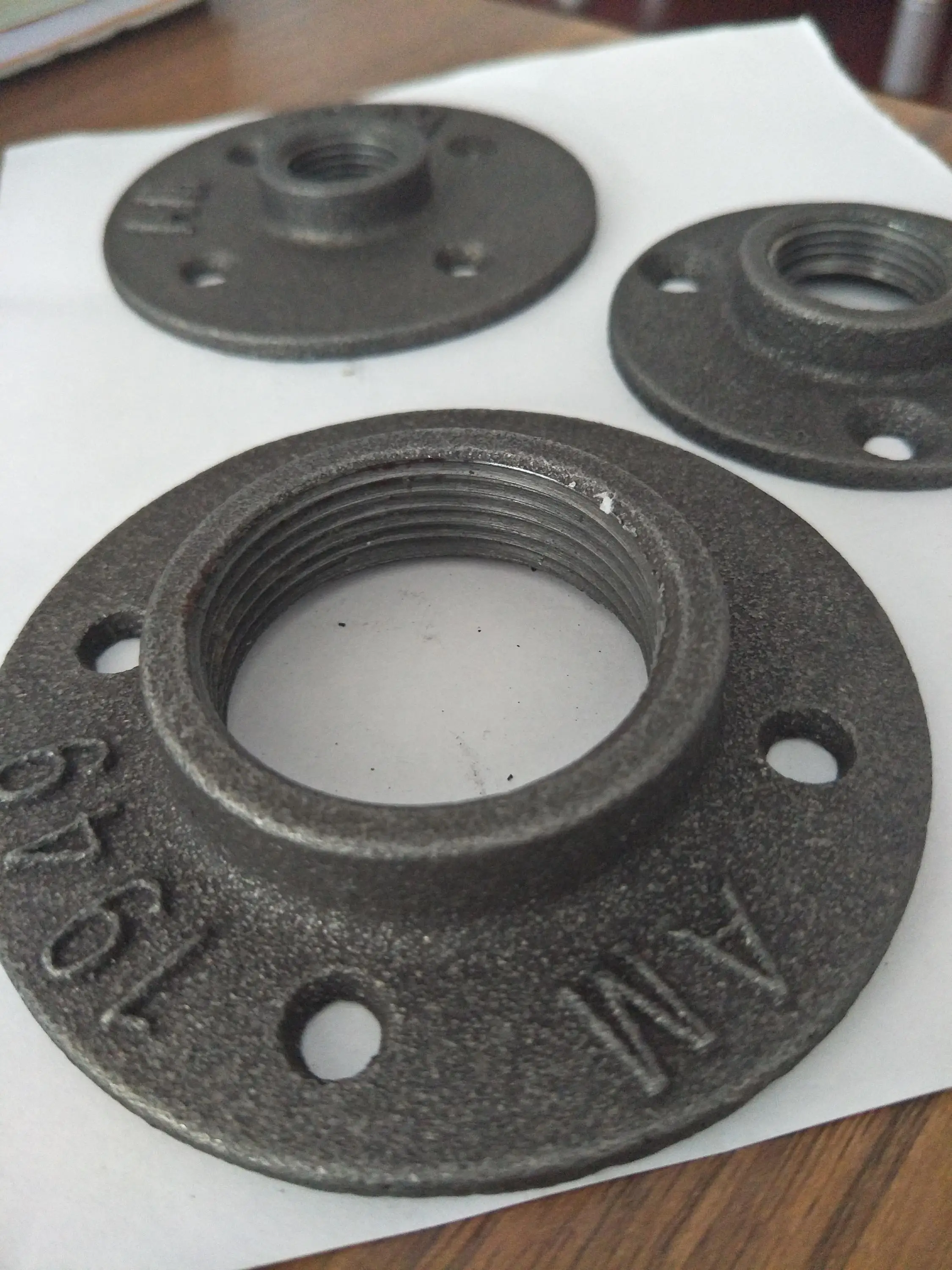cast Malleable iron pipe fitting Black Nipple small size