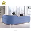 luxury blue big size office / hotel / gym reception desk