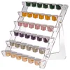 Modern Clear Acrylic 36 Nespresso Capsule Rack, Counter Top Coffee Pod Holder Display Stand