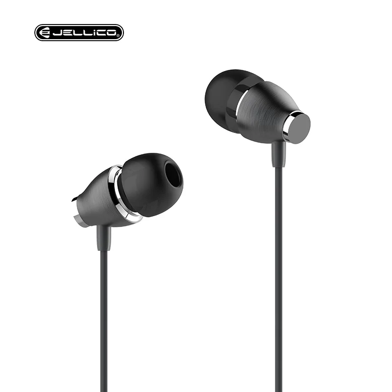 Jellico wired earphone manufacturers newest 3.5mm connectors mini mobile ear phone, Gray+silver white+gold
Jellico wired earphone manufacturers newest 3.5mm connectors mini mobile ear phone, Gray+silver white+gold