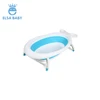 Amazon promotion new design and various usage baby folding bathtub widely