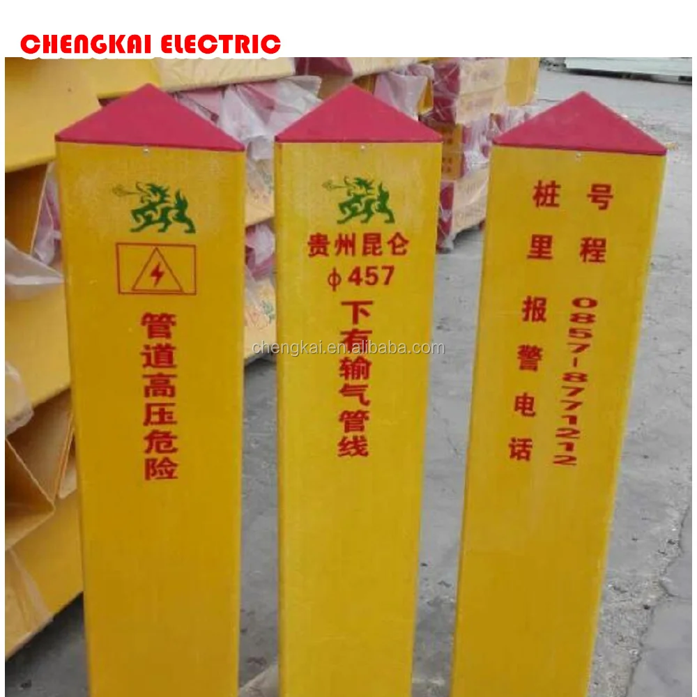 pultruded fiberglass marker post