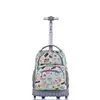 Customizable student children travel trolley kid luggage bag