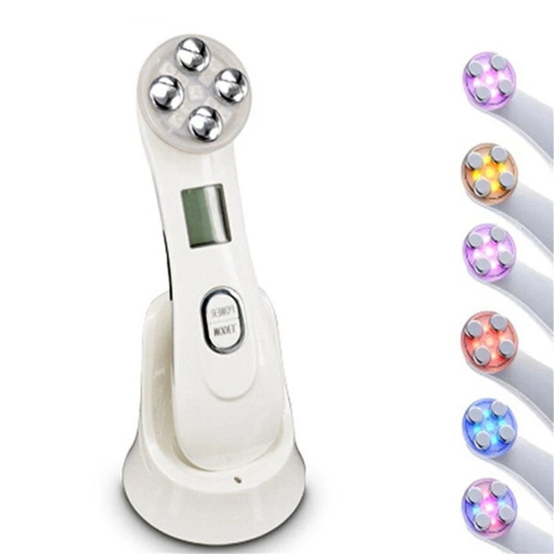 Color LED Light Treatments Handy Electric High Frequency Vibration Elasticity Skin Care Face Massage Machine Facial Massager
Color LED Light Treatments Handy Electric High Frequency Vibration Elasticity Skin Care Face Massage Machine Facial Massager