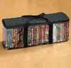 Popular Amazon High quality Clear plastic PVC VHS/CD/DVD storage bag