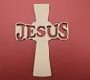 Decorative handcrafted customized painted wooden wall cross