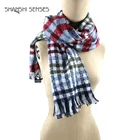 Wholesale hot new products plaid lady shawl Chinese scarf for winter
