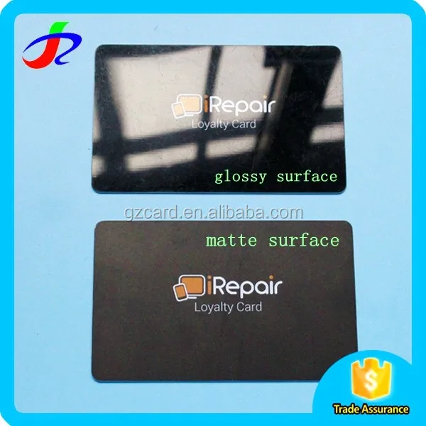 professional manufacture plastic pvc point loyalty card with