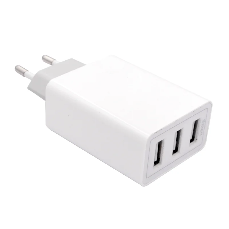 phone charger accessories 5V 5A EU 3 port usb wall charger mobile phone charger, White
phone charger accessories 5V 5A EU 3 port usb wall charger mobile phone charger, White