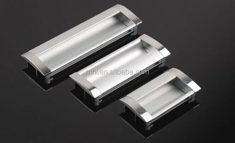 Embedded Aluminum Handle Hidden Cabinet Handle Conceal Drawer