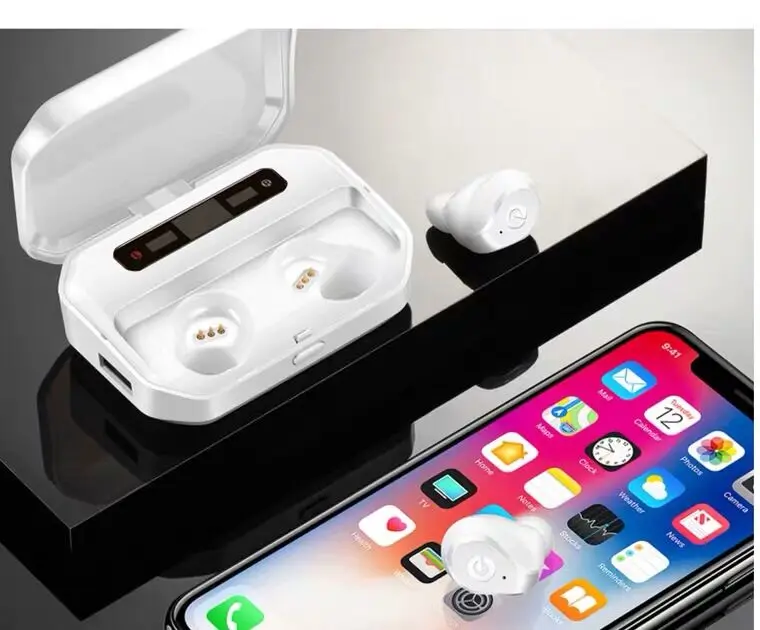 P10xsp 3500mah in- ear stereo touch mini magnetic TWS true wireless bluetooth earbuds IPX7 waterproof sport handsfree earphone - ANKUX.COM