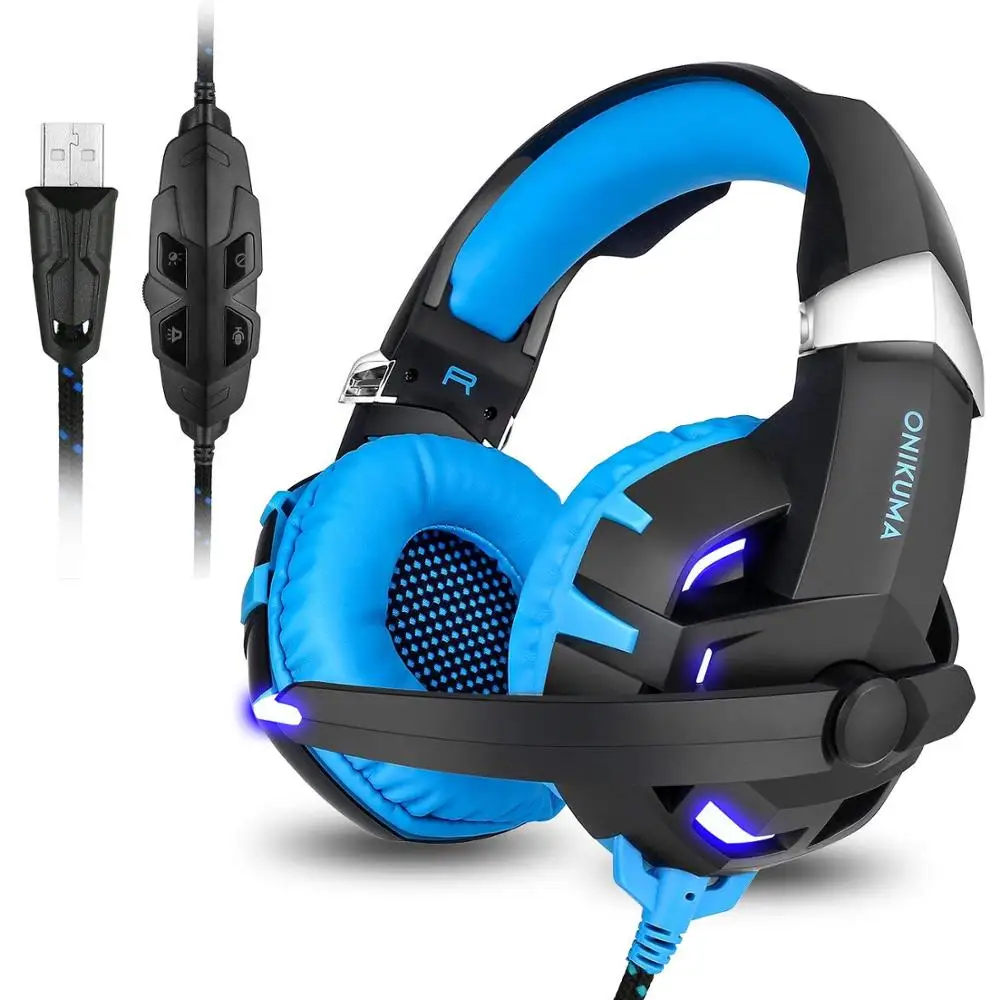 2018 New Design K2A Wired Gaming Headphone Noise Cancelling Mic Headset 7.1 For PC/PS4/X-Boxone, Black;blue
2018 New Design K2A Wired Gaming Headphone Noise Cancelling Mic Headset 7.1 For PC/PS4/X-Boxone, Black;blue