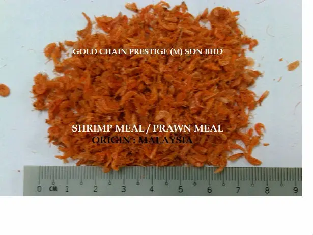 dried shrimp meal, prawn shell meal