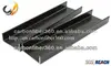 black Pultruded Carbon fiber channel, Carbon profiles C channel