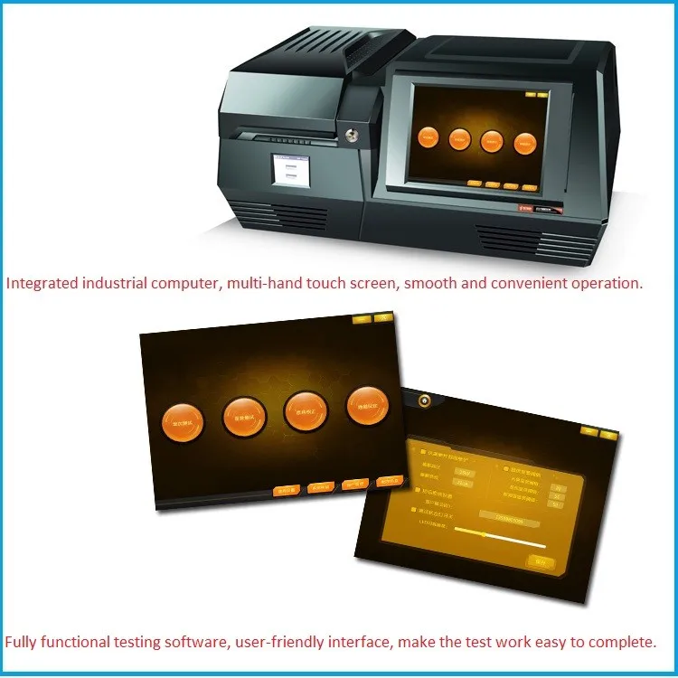 EXF8200 Machine d'essai d'or XRF à haute efficacité Centre de l'industrie de la bijouterie Laboratoire