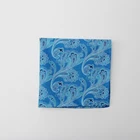 100% Polyester Paisley Pocket Square Printed For Men