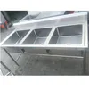 commercial kitchen equipment stainless steel three compartments sink for restaurant/hotel