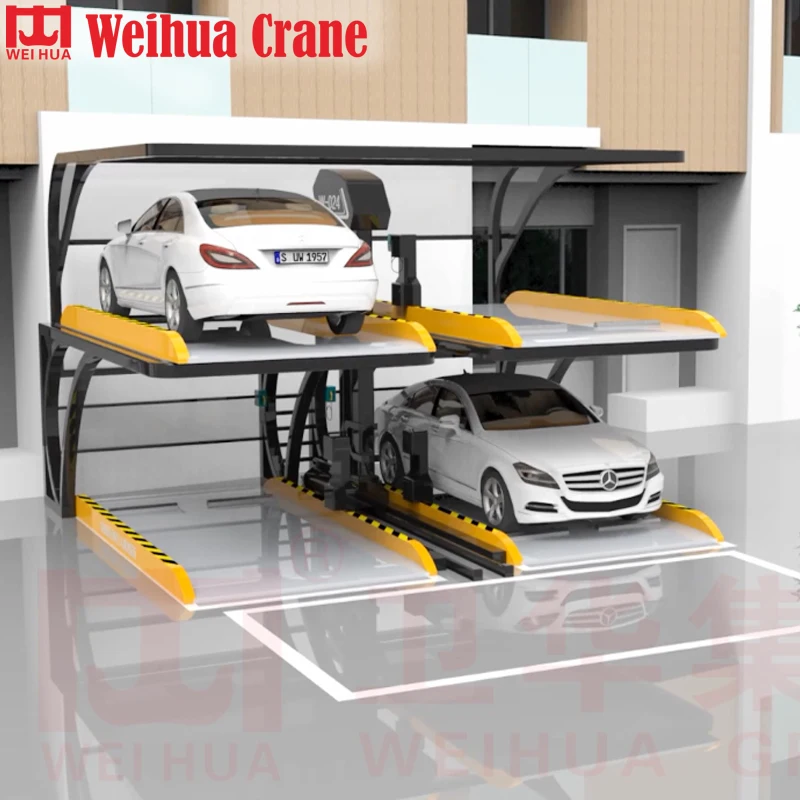 Inteligent 6 Cars Non-avoidance Battery Nb Iot Magnetic Smart Multi-level Vehicles Land Saving Automated Car Parking System - ANKUX.COM