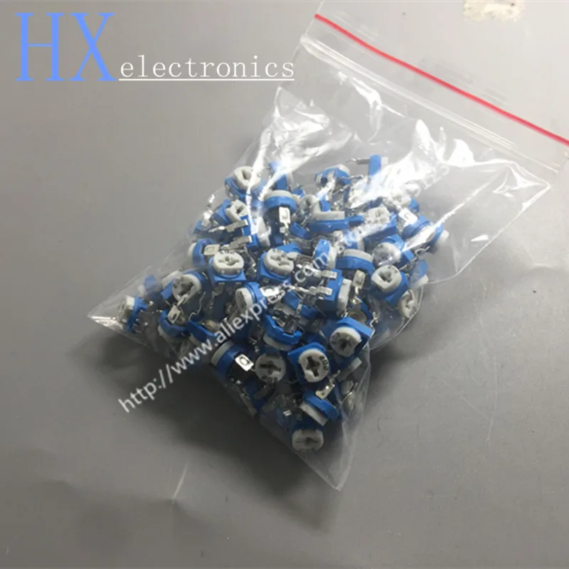 RM065-202 2K Horizontal blue adjustable resistor potentiometer WH06-2 0.1yuan_
