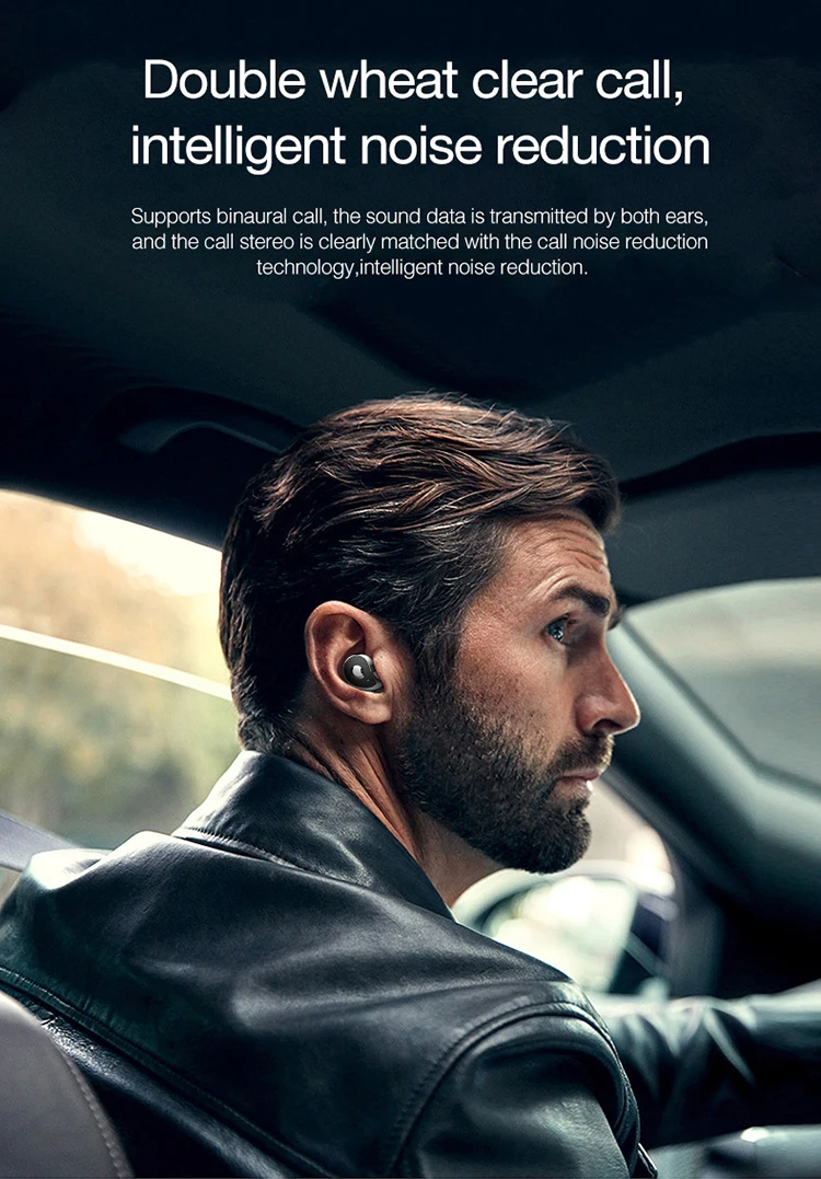 2019 New Arrivals Mini BT 5.0 TWS Wireless Earbuds Half In-ear Headphones with Charging Box - ANKUX.COM