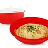 Custom Made Plastic Oval Cookware Set Microwave Rice Steamer