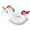 Inflatable Unicorn Swim Ring Pool Float Pool Swimming Ring Adult Kids Float Pool Inflatable Toys Unicorn Swim Floats