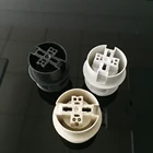 White , black , beige color plastic 4A 250V bulb holder E27