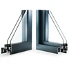 anodized broken bridge profile double glass aluminum extruded window profile