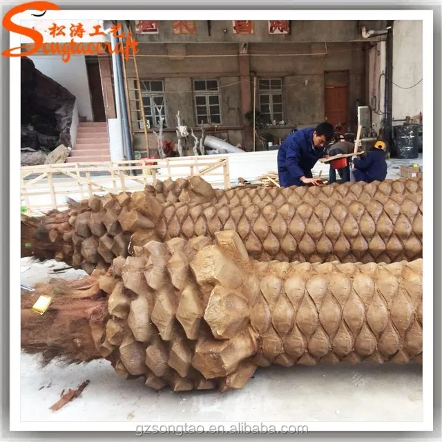 wholesale fake tree trunks landscaping artificial palm trees no