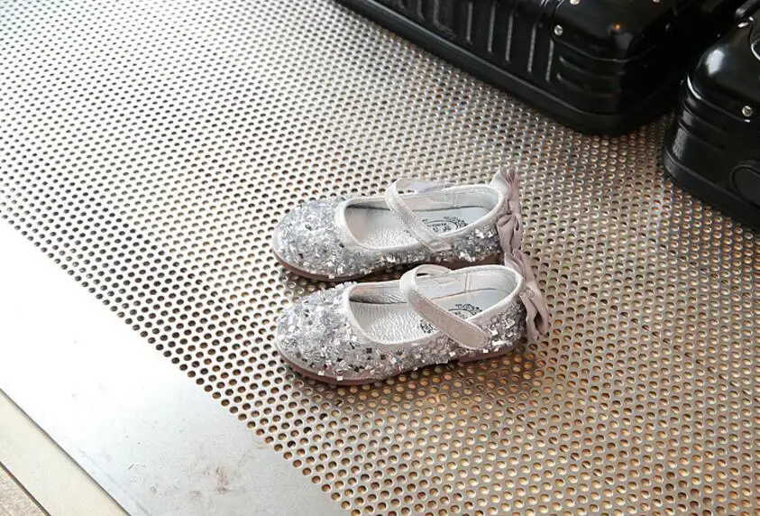 Girls diamond single shoes-15