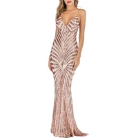 Lady Sexy Bodycon Backless Spaghetti Straps Sleeveless Women Elegant Party Sequin Evening Long Dresses
Lady Sexy Bodycon Backless Spaghetti Straps Sleeveless Women Elegant Party Sequin Evening Long Dresses