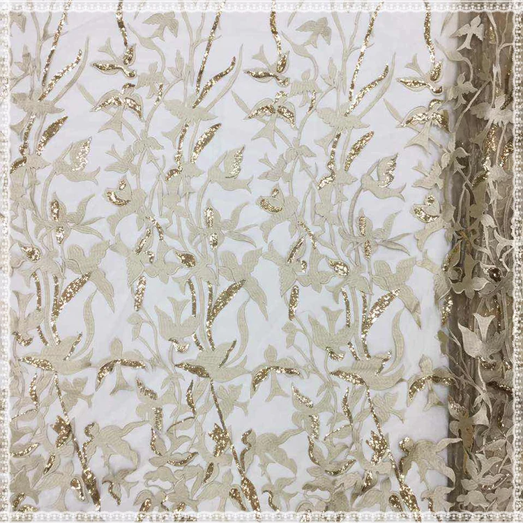 Wholesale stylish wedding fabric gold african sequin bird embroidery tulle lace fabric
Wholesale stylish wedding fabric gold african sequin bird embroidery tulle lace fabric