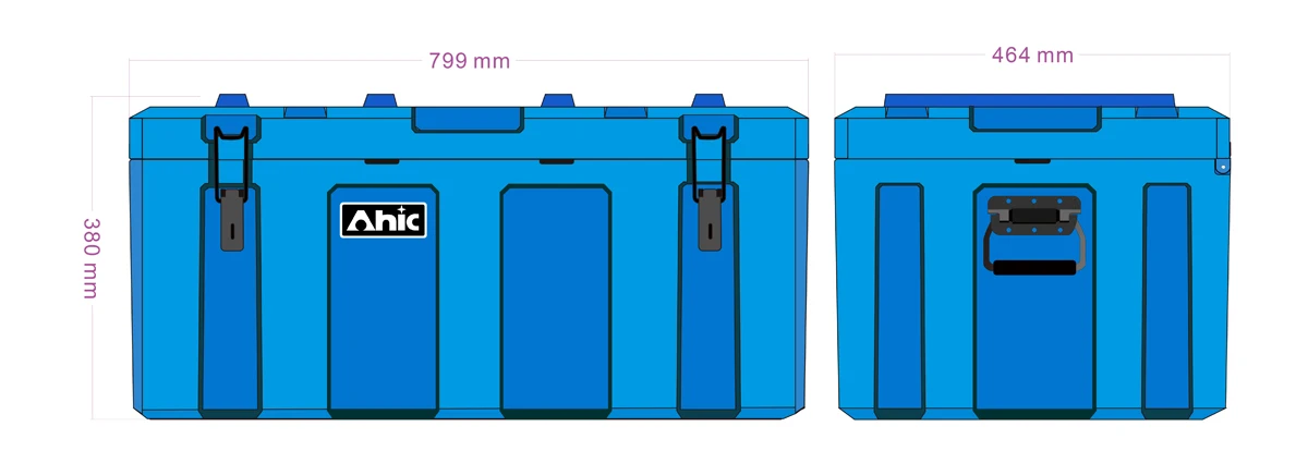 tool box 80L plastic tool box cooler wholesale manufacturer 