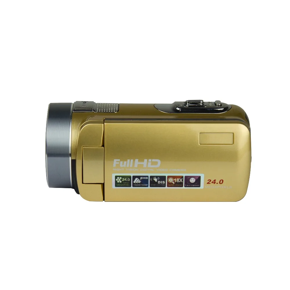 Super Full HD 1080P Digital Video Camera Night Vision Video Camera With 3.0''Inch And 16X Digital Zoom, Black;yellow / gold
Super Full HD 1080P Digital Video Camera Night Vision Video Camera With 3.0''Inch And 16X Digital Zoom, Black;yellow / gold
