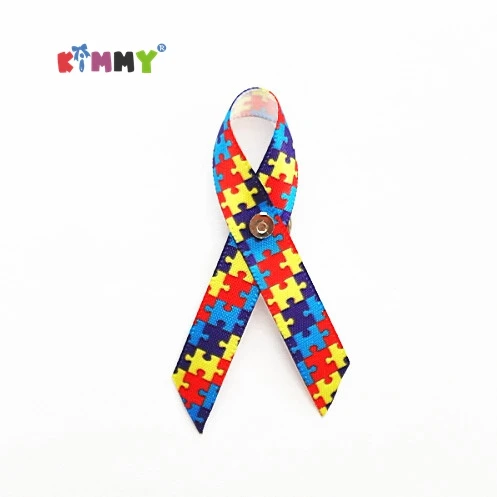 6cm Autism Awareness Puzzle Printed Satin Ribbon bow Clutch Pin, Puzzle piece pink blue purple
6cm Autism Awareness Puzzle Printed Satin Ribbon bow Clutch Pin, Puzzle piece pink blue purple