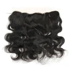 Free Sample Unprocessed body wave swiss lace frontal,lace frontal 13x4