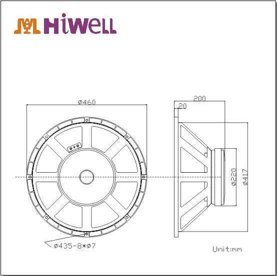 diameter speaker 12