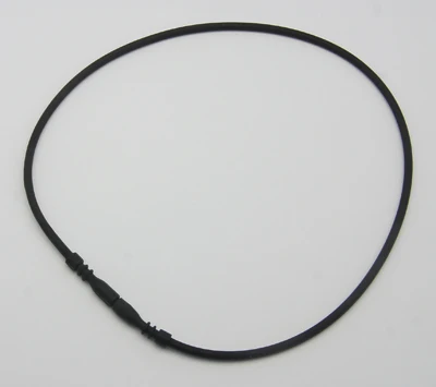 PandaHall Rubber Cord Necklace Making Black Silk Cord Size about 44cm long Wire Cord 3mm in diameter
PandaHall Rubber Cord Necklace Making Black Silk Cord Size about 44cm long Wire Cord 3mm in diameter
