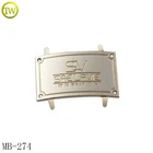 High quality metal custom wallet logos for bag and leather products