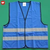 wholesale Chinese clothing manufacturers blue safety warning vest