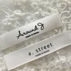 Cheap Custom Damask Woven Clothing Labels For Clothing/custom Clothing Labels