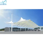 Car parking shade pvdf membrane structure car parking shed canopy tent outdoor