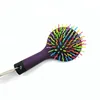 Hot Sale Head Massage Rainbow ABS Hairdressing Comb with Mirror