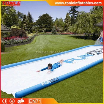 really long slip and slide